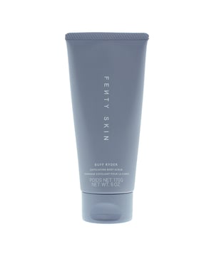 Fenty Beauty by Rihanna FENTY SKIN Buff Ryder Exfoliating Body Scrub contains sugar, salt and superfine sand to exfoliate the skin gently yet still effectively. The rich in shea butter and conditioning oils are designed to deeply nourish the skin. Leaves your body feeling smooth, radiant and polished.
