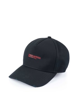 100% algodón; Gorra Dsquared2;  Modelo: BCM0411-05C00001-M002;  Mano de obra de alta calidad;  Tamaño ajustable;  Sombra curva;  aspecto usado;  Detalles del logotipo de Dsquared2