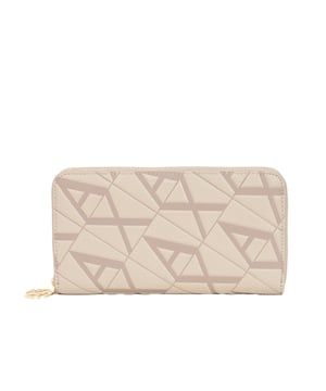 Portemonnaie Armani Exchange Essential für Damen Beige Synthetik. Authentisches Gepäck der Marke Armani Exchange - Streetwear/Sportswear-Design von Armani Exchange - Armani Exchange für Damenmode, perfekt für den Alltag - Das beige Portemonnaie von Armani Exchange lässt sich hervorragend mit dem Rest Ihrer Garderobe kombinieren - Bequeme Synthetikmaterialien - klassisch - Essential -