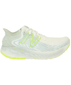 The New Balance Fresh Foam 1080v11 Women's Running Trainers are meticulously engineered to provide exceptional comfort, support, and performance for female runners. Here's a detailed overview of their key features:

 Fresh Foam Technology:  These trainers feature New Balance's innovative Fresh Foam midsole technology, offering plush cushioning and a smooth ride with every step. This ensures unparalleled comfort throughout your run, helping to reduce fatigue and enhance performance.

 Breathable Upper:  The engineered mesh upper promotes airflow, keeping your feet cool and dry even during intense workouts. It offers a supportive and adaptive fit that conforms to your foot shape, ensuring comfort and stability throughout your run.

 Seamless Construction:  The seamless design of these trainers minimizes irritation and friction, offering a comfortable and distraction-free running experience. It allows you to focus solely on your performance without any discomfort.

 Lightweight Build:  Constructed with lightweight materials, these trainers offer a responsive and agile feel. This allows for effortless movement and a natural stride, enhancing your overall running experience.