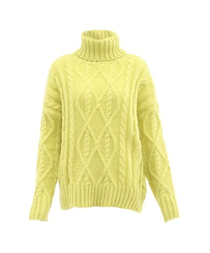 De zachte coltrui van myMo is voorzien van een trendy kabel- en structuurbreisel. De grofgebreide trui heeft een casual snit, verlaagde schouders en brede geribde manchetten.  Pullover trui