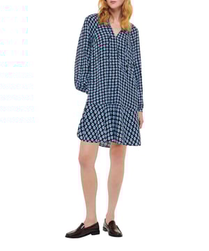 Embrace elegance with the Dot Flippy Dress, perfect for any occasion with its charming floral dot pattern and flippy hem.