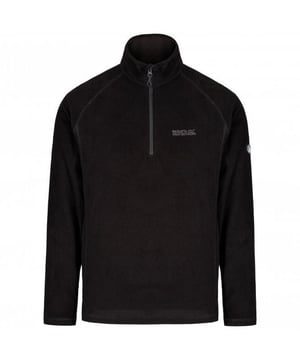 Sweater voor heren Lange mouwen Turtle neck Geventileerd Halve rits bij nek 140gsm Stof: mini-gestreept microfleece 100% Polyester.