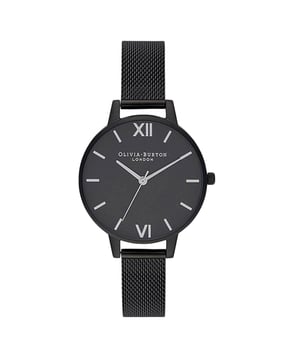 Olivia Burton OB16AD51 - Damenuhr Quarz aus Edelstahl• Material: Edelstahl• Glas: Mineral• Armband: Edelstahl• Farbe: Schwarz• Wasserbeständigkeit: 30 m (3 ATM)• Gehäusegröße: 34 mm