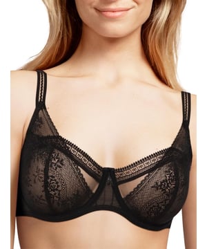 Passionata Maddie Half Cup Bra. With smooth cups, floral lace and hook and eye closure. The product is recommended hand-wash only.