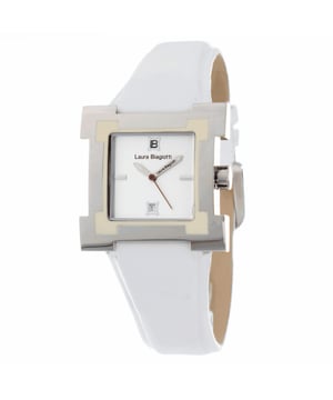 Laura Biagiotti LB0038L-02 - Reloj para mujer cuarzo acero inoxidable• material: acero inoxidable• cristal: minèral• pulsera: cuero• correa: plateado• resistencia al agua: 0 m (0 ATM)• tamaño de la caja: 28 mm