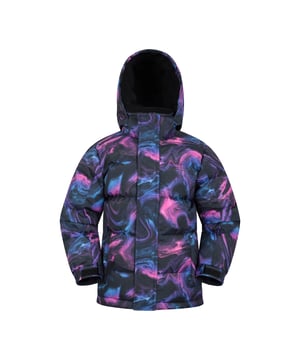 Fabric: Ripstop. Design: Logo, Printed, Quilted. Fabric Technology: Durable, DWR Finish, PFC Free, Water Resistant. Cuff: Adjustable, Touch Fastening Tab. Neckline: Hooded. Sleeve-Type: Long-Sleeved. Hood Features: Detachable Hood, Fleece Lined. Pockets: 2 Side Pockets, Zip. Fastening: Full Zip, Stormflap. 11-12 Years: 31 in. 13 Years: 33 in. 5-6 Years: 24 in. 7-8 Years: 26 in. 9-10 Years: 28.5 in.