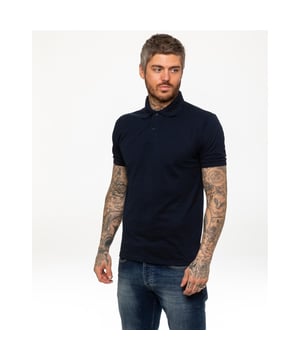 These Kruze Mens Short Sleeve Polo Shirts Feature a Button down collar, Ribbed Collar and sleeve cuff. Crafted with 50% Cotton, 50% Polyester, these Regular Fit Polos are suitable for everyday wear, basic, work, casual, fashion, sports, training, fitness and for the gym