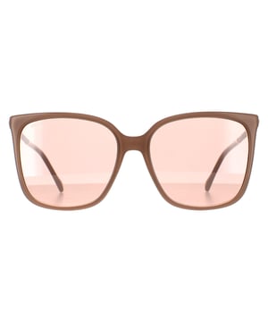 Jimmy Choo Square Womens Nude Pink Flash Silver Mirror SCILLA/S  Sunglasses are a modern square frame, enhancing your facial features while providing optimal sun protection. The high-quality acetate material used in their construction ensure durability and comfort, making them the ideal companion for both everyday wear and special occasions. The Jimmy Choo logo features on the slender temples for brand authenticity.
