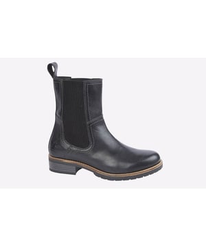 Slip your feet in to premium craftmanship and comfort with these Woodland Delamere ankle boots. Be sure to stand out from the crowd and take yur self from day through to night with style and ease.
 - Leather upper
 - TPR Sole
 - Elasticated side gussets for slip on wear
 - Slight raised heel
 - Heel pull tab for easy on / off wear
 - Cushioned footbed
 - Durable rubber outsole