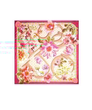 Foulard Guess Flowers Femme Rosa Baumwolle. Authentisches Accessoire der Marke Guess - Streetwear/Sportswear-Design von Guess - Guess für Frauen, modebewusst und perfekt für den Alltag - Der rosa Foulard von Guess harmoniert perfekt mit dem Rest Ihrer Garderobe - angenehmes Material Baumwolle - klassisch - Flowers -