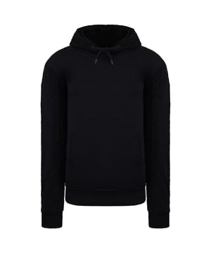 The Pullover Hoodie from Criminal Damage comes with a drawstring hood and open kangaroo style pocket, featuring elasticated cuffs and hem. This hoodie is made from recycled fabrics. Coming in Black colour, this hoodie features an embroidered logo on chest.