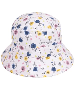 100% Katoen. Ontwerp: All-over print, bloemen, logo. 360 rand, geborduurde oogjes. Stoftechnologie: Lichtgewicht.