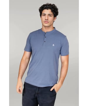Marl cotton fabric t shirt, regular fit. Pair with cargo shorts or jeans! Great lightweight cotton t shirt for sunny days Fit: Regular, Sizing: As expected