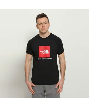 The North Face Rag Red Box T-shirt voor heren. The North Face Red Box-logo op de borst. Normale pasvorm, ronde hals, Reglan mouw. Ribbinding op de kraag. Zachte stof. The North Face Rag Red Box T-shirt biedt een klassieke maar tijdloze stijl.