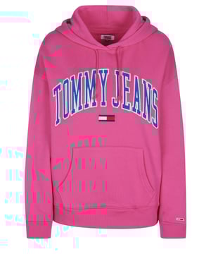100% Baumwolle; Tommy Jeans Pullover; Modell: DW0DW06006 573; Weiche Baumwolle; Kapuze mit Kordelzug; Lange Ärmel; Tommy Jeans Logo-Details