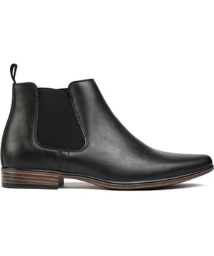 Botas Chelsea negras para hombre de Soletrader Hall, fabricadas con sintético y suela sintética. Incluyen: forro textil/sintético y marca en la plantilla.