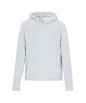 Hier ist ein vielseitiger Kapuzenpullover, allgemein bekannt als Hoodie. Mit einem praktischen durchgehenden Reißverschluss zum einfachen An- und Ausziehen, verfügt dieses legere Stück über lange Ärmel und eine verstellbare Kapuze mit Kordelzug. Der weiche, flexible Stoff bietet Wärme und Komfort, während gerippte Bündchen und Saum eine bequeme Passform gewährleisten. Mit einem schlichten Design ohne Muster oder Verzierungen ist dieser Hoodie perfekt für den täglichen Gebrauch.  Fleecejacke