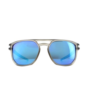 Oakley Sunglasses Latch Beta OO9436-06 Matte Grey Ink Prizm Sapphire Polarized are a part of the Latch family and a fresh update to one of the most popular Oakley styles with a bold lens shape and double bridge design. With a handy kick up latch feature, they attach to your shirtly easily for storage. Made from lightweight O Matter, with the three-point fit they're extremely comfortable. Unobtainium temples also ensure that they stay in place at all times as grip increases with perspiration.