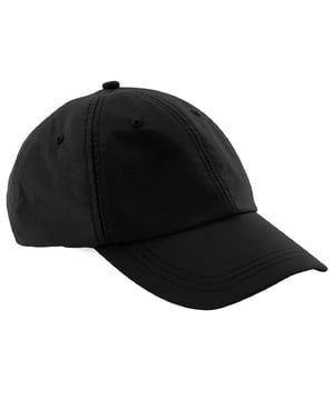 Set van 2. 6-paneelontwerp. Voorgebogen piek. Waterdichte en ademende stof. Polyester Coolmax stof zweetband. TearAway etiket voor gemakkelijk rebranden. Een maat. Stof: Nylon taslan.