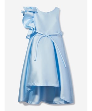 Introducing Mama Luma's Girls Large Bow Occasion Dress in a captivating Blue, tailored for the Eid occasion. Unique features include: Intricate Design: Sporting a large, fashionable bow, it is designed to leave a lasting impression.Luxurious Fabric: Crafted with premium materials, promising absolute comfort for your little girl. Perfect for Eid: The elegant white and blue combination is ideal to add a festive charm to your girl's Eid attire.Signature Piece: This dress, from the renowned designer Mama Luma, is set to redefine your girl's wardrobe. Don't wait, let your girl truly stand out this Eid!