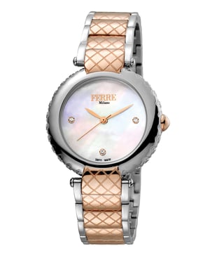 Ferre Milano FM1L099M0091 Womens Black Dial Stainle Steel  Watch