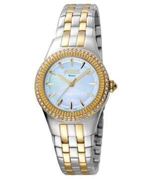 Ferre Milano FM1L089M0091 Womens Light Blue   Dial Stainle Steel  Watch