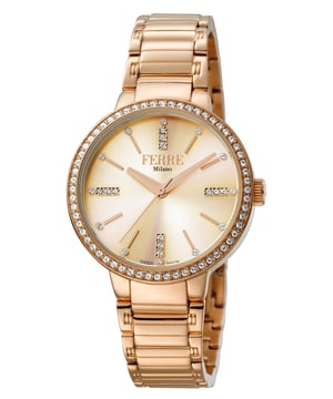 Ferre Milano FM1L084M0081 Womens Silver Dial Stainle Steel  Watch