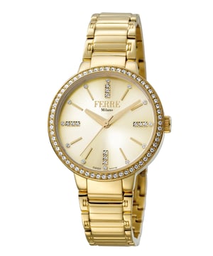 Ferre Milano FM1L084M0061 Womens Light Blue Dial Stainle Steel  Watch
