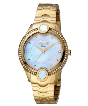 Ferre Milano FM1L082M0021 Womens Silver Dial Stainle Steel  Watch
