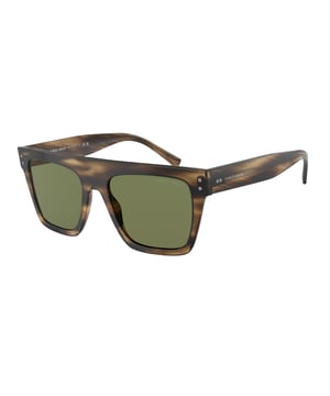 Giorgio Armani Unisex Zonnebril AR8177-54092A - Materiaal: Acetaat - Kleur frame: Bruin - Afmetingen: 54/20/140 mm (Diameter lens / Brug formaat / Lengte veren)