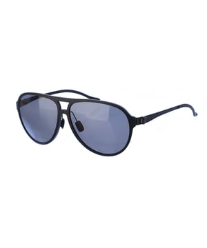 Gafas de sol con montura de acetato.
Color Negro-negro
Forma ovalada.
Lentes de color Negro
Patillas de fino acero extremadamente flexible de solo 0,5 mm de grosor, acabadas en acetato.
100% Protección UV. 
Cristales antirreflejo. 

Medidas:
 Alto lente: 52mm. Ancho lente:62 mm. Puente: 12 mm. Patillas: 140 mm.

Limpiar las gafas con agua y jabón.
- No utilice paños sucios o abrasivos, que puedan alterar las características de los filtros.
- Utilice solo accesorios y repuestos originales.

Incluye: Todos nuestros productos se envían en el interior de su estuche original.