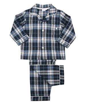 Wrap your little one in timeless comfort with our Boys' Traditional Check PJ Set, perfect for cosy nights and laid-back mornings. Made from soft, breathable cotton fabric, this classic check pyjama set features a stylish button-up top with a relaxed fit, paired with matching elastic-waist trousers for easy wear. Designed for durability and ultimate comfort, these boys' check pyjamas are ideal for lounging or bedtime.
Whether you're looking for traditional boys' sleepwear, a classic check pattern PJ set, or the perfect gift for boys, this set offers both style and cosiness. Suitable for the autumn / winter season, these boys' PJs combine heritage style with modern comfort, ensuring your child sleeps soundly and looks great.