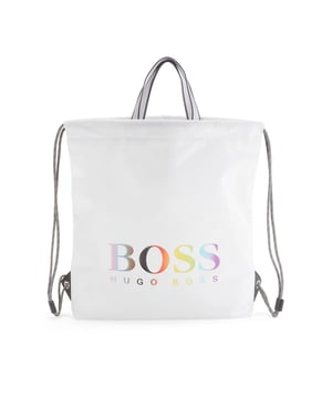 Boss Tlove Drawstring Backpack in white.- Drawstring closure.- 1 inside zip pocket.- Printed colourful branding.- Ref: 50457624121