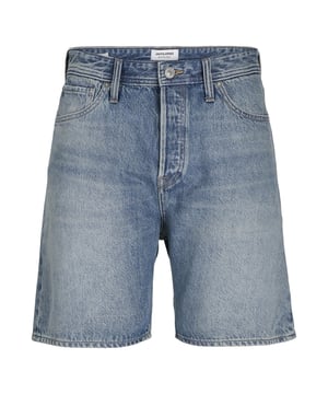 De heren denim shorts van Jack & Jones zijn de perfecte combinatie van casual stijl en praktisch comfort. Met hun relaxte snit en losse pasvorm bieden ze maximale bewegingsvrijheid, ideaal voor ontspannen dagen of zomerse vrijetijdsactiviteiten. De knoop- en ritssluiting zorgen voor een goede pasvorm, terwijl de hoge taille een comfortabele pasvorm biedt die zich aanpast aan het lichaam. De shorts hebben functionele details zoals achterzakken, een muntzakje en praktische zakken aan de voorkant, die veel ruimte bieden voor alledaagse spullen. Dankzij de geïntegreerde riemlussen kan de denim short eenvoudig worden gecombineerd met een riem en individueel worden gestyled. Of je hem nu draagt met een los T-shirt of een overhemd - deze shorts zijn veelzijdig en passen bij bijna elke look. Deze denim shorts zijn gemaakt van hoogwaardige materialen en zullen indruk op je maken door hun duurzaamheid en hoge mate van comfort. Het zachte en stevige materiaal maakt ze aangenaam om te dragen, zelfs op warme dagen. Deze shorts zijn een absolute must-have voor mannen die waarde hechten aan kwaliteit en een moderne, ontspannen stijl.
