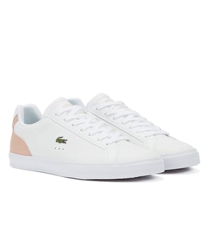 The Lacoste Lerond Pro BL23 1 CFA Women's White/Ltl Pink Trainers are crafted from high-quality leather and feature a clean white colorway with a subtle pop of light pink that adds a touch of playfulness. The design of the Lerond Pro BL23 1 CFA trainers is sleek and streamlined  with a low-cut profile that offers a modern look. The Lacoste crocodile logo is embroidered on the side of the shoe  adding a touch of brand recognition and flair. The shoe also features a cushioned insole for added comfort and support during prolonged wear. These trainers are versatile and suitable for a range of occasions  from casual outings to more formal settings. They can be paired with a variety of outfits  from jeans to dresses  to add a touch of sports-inspired style.