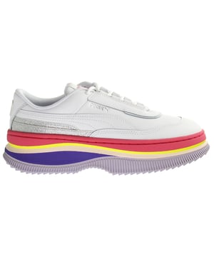 Puma Deva 90 Pop Lace-Up White Synthetic Womens Entrenadores 371201 01