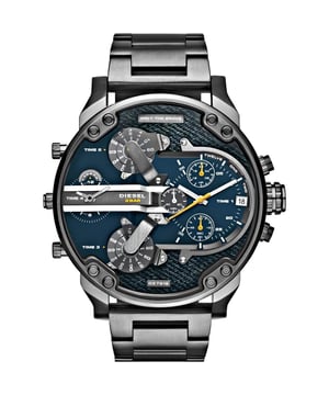 Brand:DieselModel:DZ7331Barcode Number:4053858414471Gender:Men'sCase Size:57 mmCase Colour:Case Material:Case Material: Stainless SteelDial Colour:Band Material:Band Material: Stainless SteelBand Colour:Movement:QuartzChronograph:NoWater Resistance:99 Feet