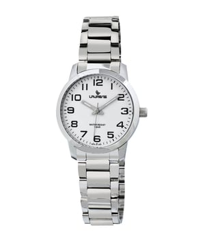 Reloj blanco de acero básico para mujer de Laurens.