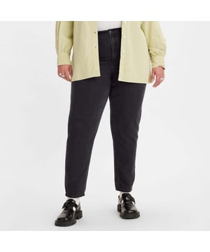 Womens Levis Plus 80's Mom Jeans- Non-stretch- Zip fly- 5-pocket styling-Machine wash cold - normal cycleWash inside out with like colors  do not bleach  tumble dry medium  hot iron  dry clean possible-Countries of origin China  Cambodia