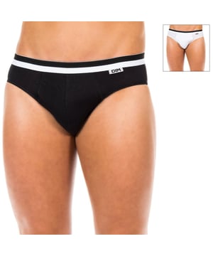 Pack-2 briefs Unno Basic by Dim.
 Elastic rubber waistband, with brand name on a fabric label on one side.
 Breathable fabric.
 Anatomical front with the ability to hold without squeezing.
 Seams seen in tone.
 Composition: 95% Cotton, 5% Elastane
 Care:
Care:
 - Hand wash at max temperature. 40º.
 - Do not use bleach.
 - The use of a dryer is not allowed.
 - Do not iron.
 - Do not dry clean.