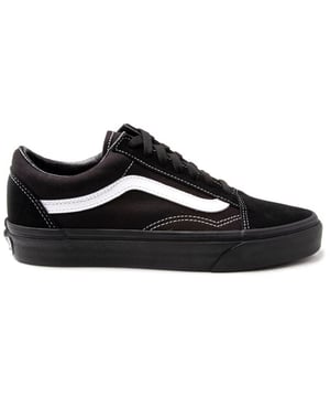 De Old Skool kindersneakers van Vans zijn de belichaming van old school skatestijl. met zwart suède en bovenwerk. een gevulkaniseerde witte zool en de legendarische witte Vans Stripe aan de zijkant. Deze kicks hebben witte stiksels en kenmerkende branding voor een coole look. Ze zijn afgewerkt met een gedempte enkelkraag voor extra comfort en een rubberen zool voor een goede grip.