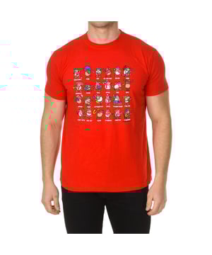 Short marl t-shirt.
 Round neckline with ribbed finish.
 Brand print on the front.
 Seams seen in tone.
 Composition: 100% cotton
 Care:
Care:
 - Machine wash maximum 30ºC.
 - Do not use bleach.
 - Iron at medium temperature.
 - Do not use dryer.
 - Do not dry clean.