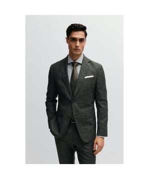 BOSS BLACK HERITAGE - Onze geraffineerde all-time klassiekers: Ontdek de hoogste kwaliteit stoffen en perfect op maat gemaakte tijdloze pasvormen.-SLIM FIT BLAZER.- Heritage slim-fit blazer met notch revers, schouderconstructie en halve voering. Materiaal: 64% Virgin Wool, 26% Katoen, 7% Linnen, 2% Polyamide, 1% Elastaan. Ref: 50509548306.