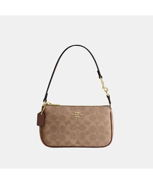 Nolita 19 in Signature Canvas, Two credit card slots,  Length: 19.00 cm,  Width: 5.00 cm,  Height: 11.50 cm