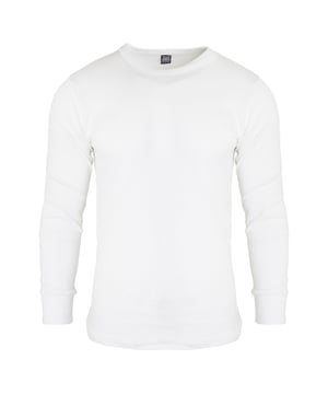 Premium range FLOSO version of this product is also available, search for FLOSO. 1 x Thermal Long Sleeve Vest. Warm but light weight thermal underwear. Good wicking rate which is the rate the material carries moisture away from the skin. Fully brushed inside and side seam free for added comfort. 50% Cotton and 50% Polyester.