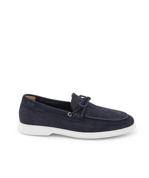 Suede loafers by BOSS  set on a TPU outsole and trimmed with a tassel at the vamp. We continuously look for more responsible ways to produce and finish our products. A minimum of 60% of the leather used to make this product has been sourced from certified tanneries.