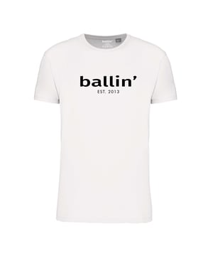 Regular Fit Shirt von Ballin Est. 2013 in der farbe Weiss und in größe S.
