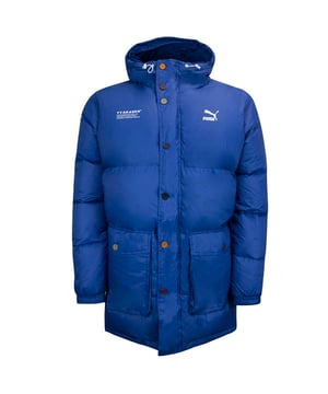 Puma x TYAKASHA geweven donzen parka heren met capuchon en gewatteerde jas 595561 39