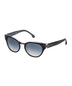 Gafas de sol de mujer de color negro - Lozza SL4075M500GB6• material: acetato• color: negro• tamaño: 50/20/140 mm (longitud de la lente / ancho del puente / longitud de la varilla)  FRAME COLOR: TOP NERO C / FANTASIA AVIO-GRIGIO